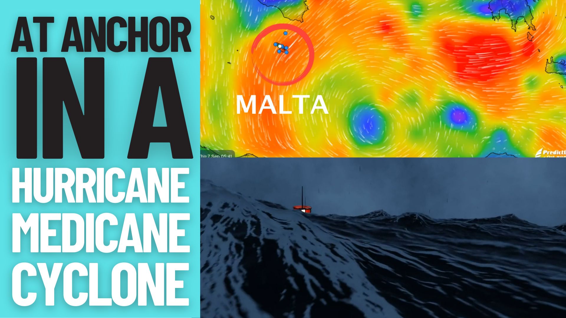 SWT057 At Anchor In A Hurricane